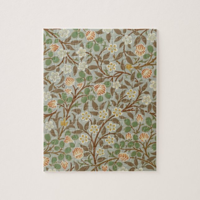 William Morris Klöver Botanisk Blomma Pussel (Vertikal)