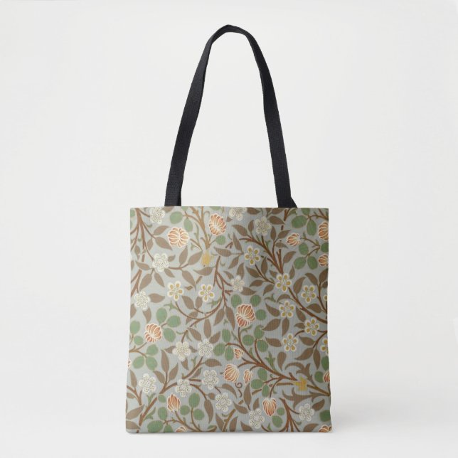 William Morris Klöver Botanisk Blomma Tygkasse (Framsida)