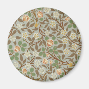 William Morris Klöver Flower Art Mönster Magnet