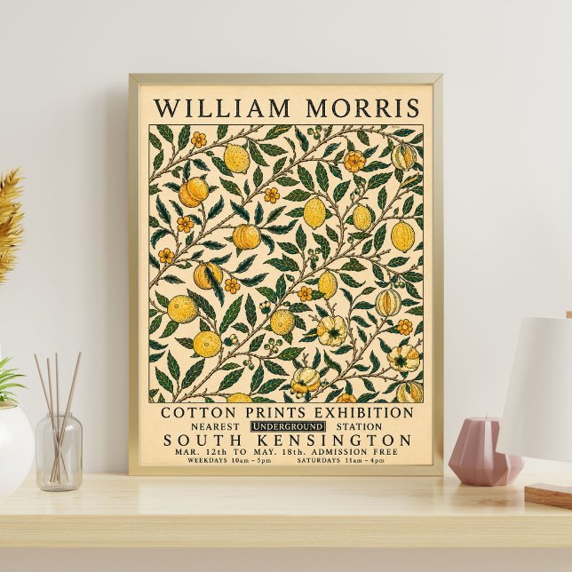 William Morris konstverk | Botaniskt blommigtryck Poster (Skapare uppladdad)