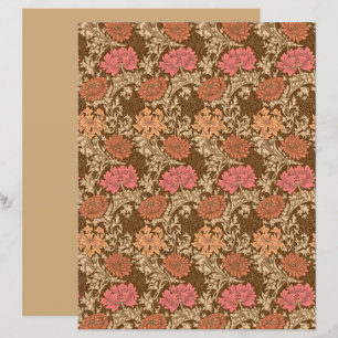 William Morris Krysantemum, Brun och Rost
