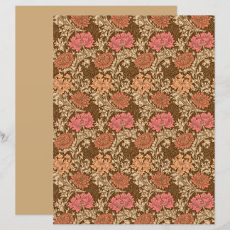 William Morris Krysantemum, Brun och Rost