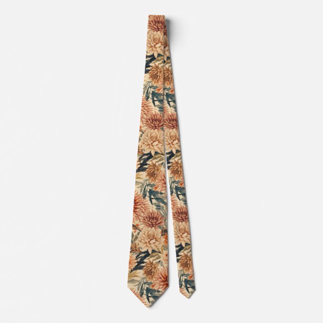  William Morris Krysantemum Floral Art Nouveau  Slips (Framsida)