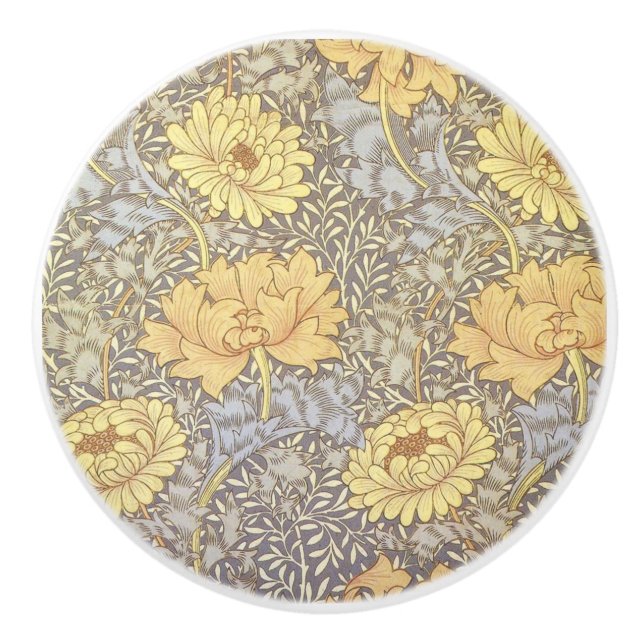 William Morris Krysantemum Mum Blommor Knopp (Framsidan)