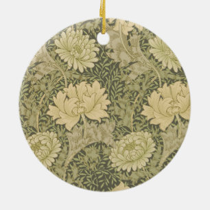 William Morris Krysantemum Mum Julgransprydnad Keramik