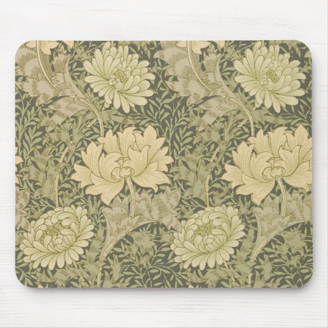 William Morris Krysantemum Mum Musmatta (Framsidan)