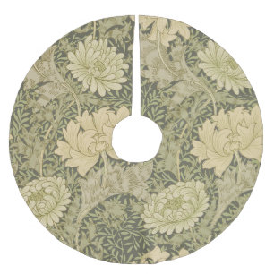 William Morris Krysantemum Salvia Blomma Julgransmatta Borstad Polyester