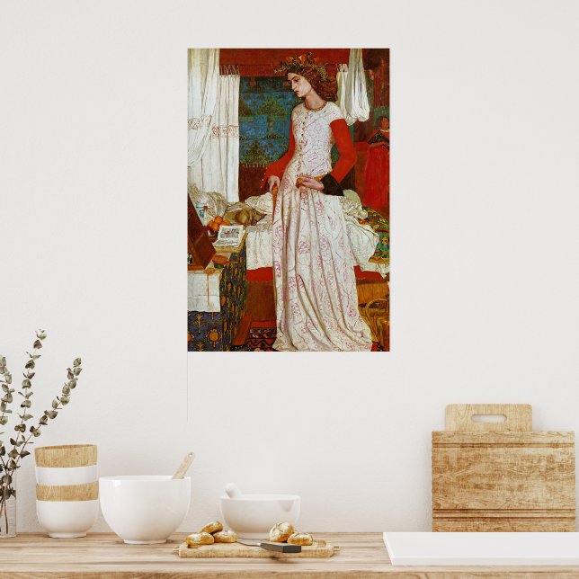 William Morris-LaBelle Iseult Poster (Kök)