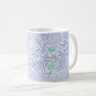 William Morris - Larkspur - Blåa blommor & Lövs Kaffemugg