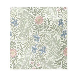 William Morris Larkspur Blommig Tapet Anteckningsblock