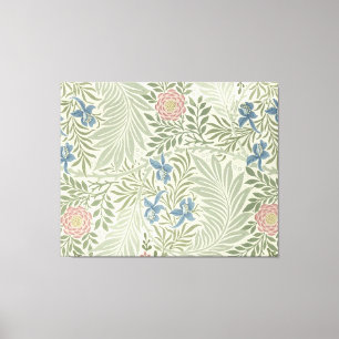 William Morris Larkspur Blommig Tapet Canvastryck