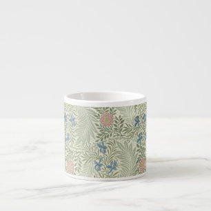 William Morris Larkspur Blommig Tapet Espressomugg
