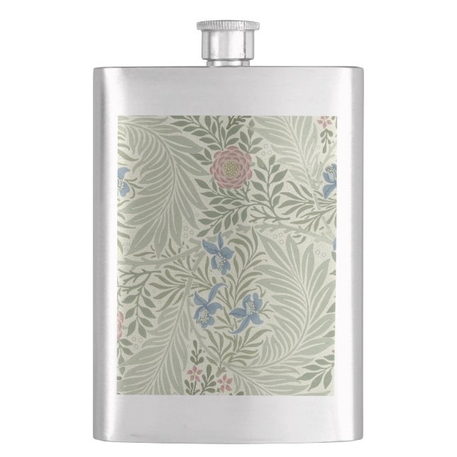 William Morris Larkspur Blommig Tapet Fickplunta (Framsidan)