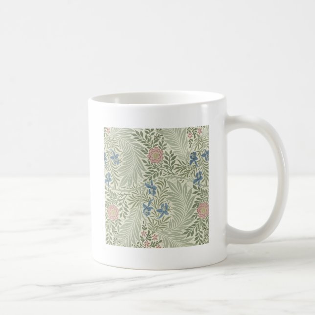 William Morris Larkspur Blommigt Tapet Kaffemugg (Höger)