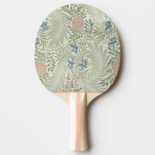 William Morris Larkspur Blommigt Tapet Pingisracket (Framsidan)