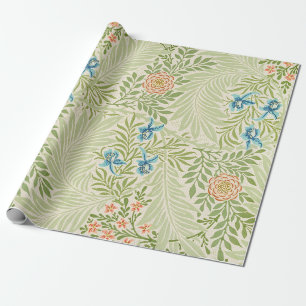 William Morris Larkspur Blommönster Presentpapper