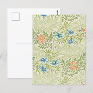 William Morris Larkspur Blommotiv Vykort