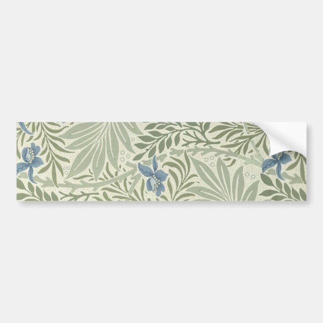 William Morris Larkspur Blomtapet Bildekal (Framsidan)