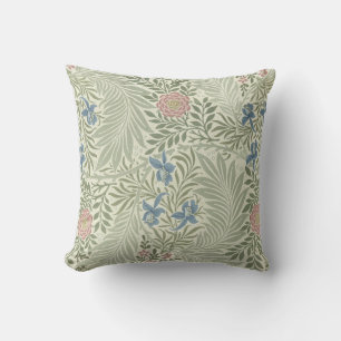 William Morris Larkspur Blomtapet Kudde