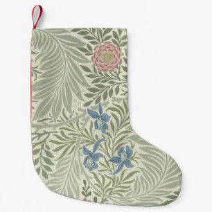 William Morris Larkspur Blomtapet Liten Julstrumpa