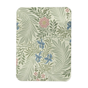 William Morris Larkspur Blomtapet Magnet