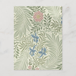 William Morris Larkspur Blomtapet Vykort