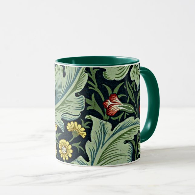 William Morris - Leicester, floral pattern, Mugg (Framsida höger)