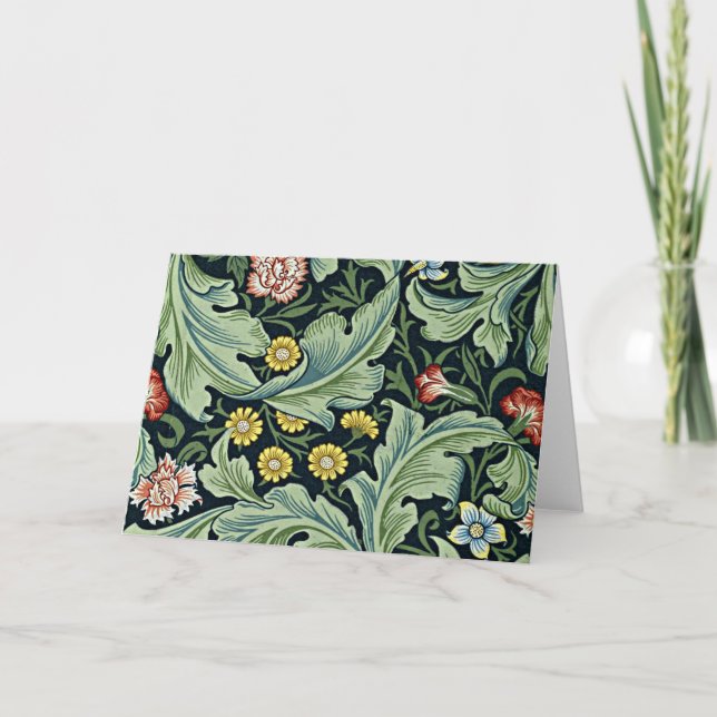 William Morris - Leicester Kort (Framsida)