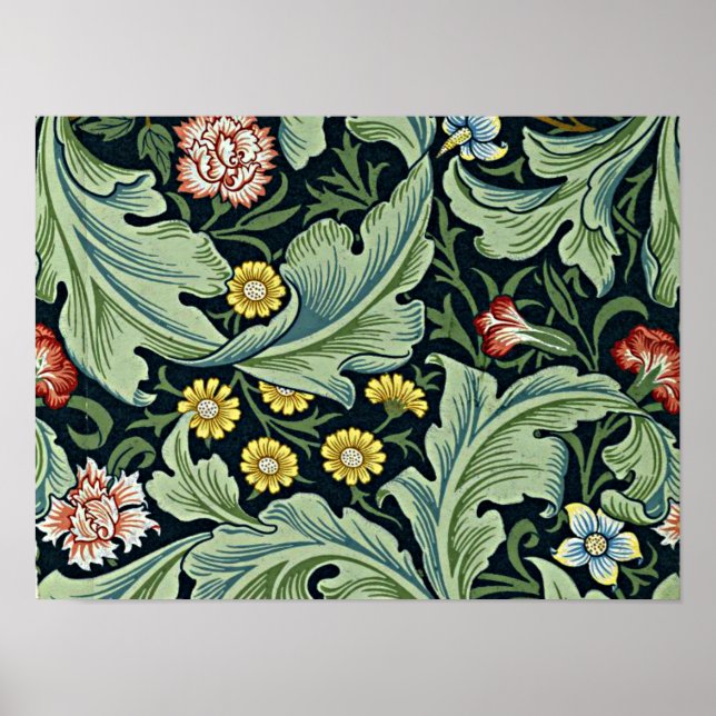 William Morris - Leicester Poster (Framsidan)