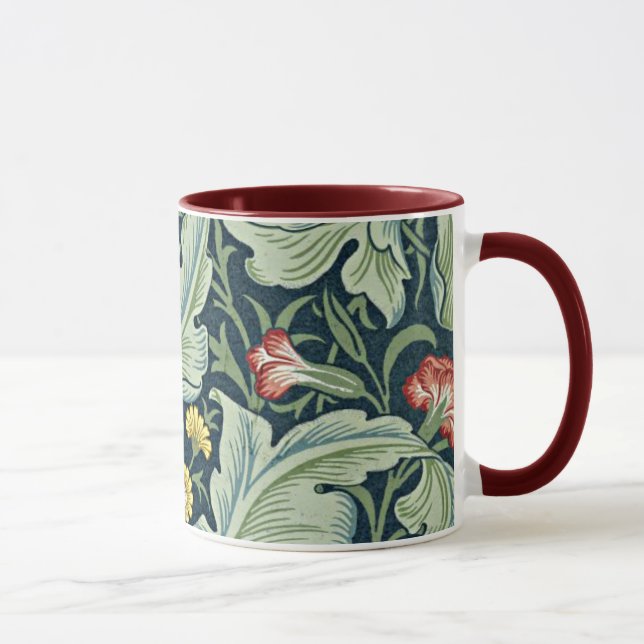 William Morris - Leicester vintage blommigt design Mugg (Höger)