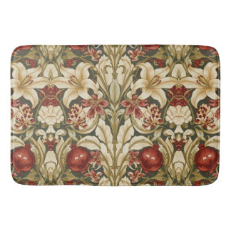 William Morris Lily and Pomegranate Floral pattern Badrumsmatta