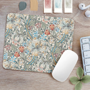 William Morris Lily Art nouveau Blommigt Mouse Pad Musmatta