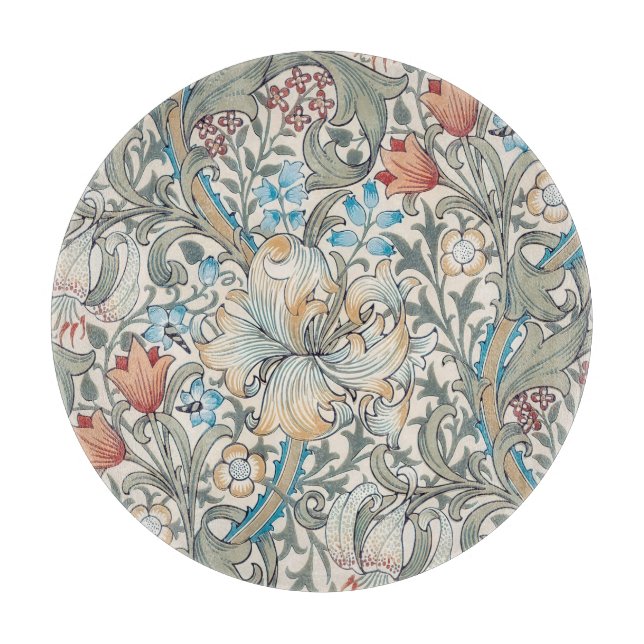 William Morris Lily Art nouveau Blommönster Klipp  (Framsidan)