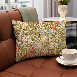 William Morris Lily Art nouveau Blommönster Prydnadskudde