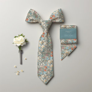 William Morris Lily Art nouveau Blommönster Slips