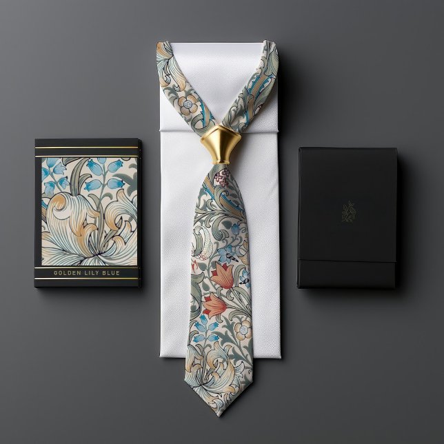 William Morris Lily Art nouveau Blommönster Slips (Skapare uppladdad)