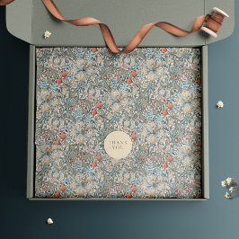 William Morris Lily Art nouveau Blommönster Wra Presentpapper