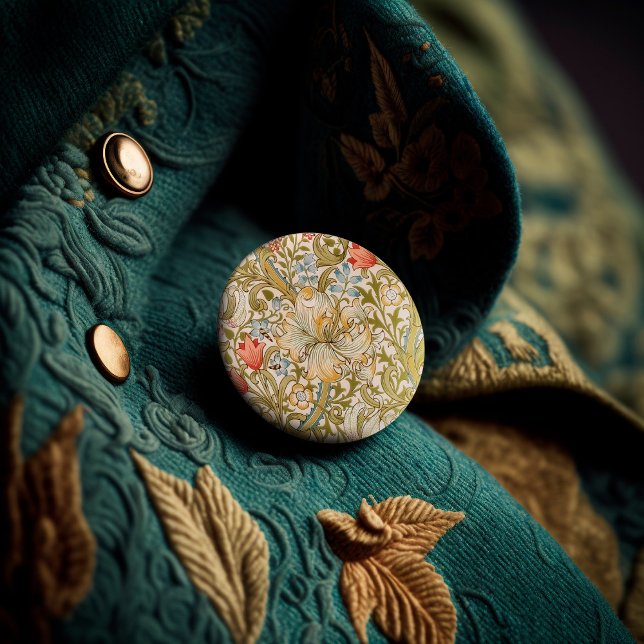 William Morris Lily Art nouveau Knapp (Skapare uppladdad)
