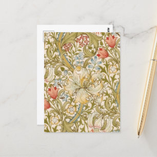 William Morris Lily Art nouveau Vykort
