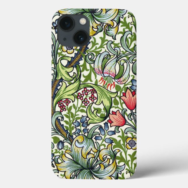 William Morris Lily Chintz Mönster iPad Air Case (Baksida)