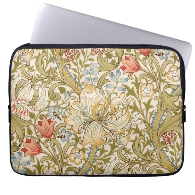 William Morris Lily Laptop Fodral (Framsidan)