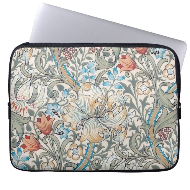 William Morris Lily Laptop sleeve (Framsidan)