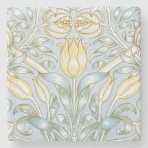William Morris Lily och Granatäpple Blommönster Stenunderlägg