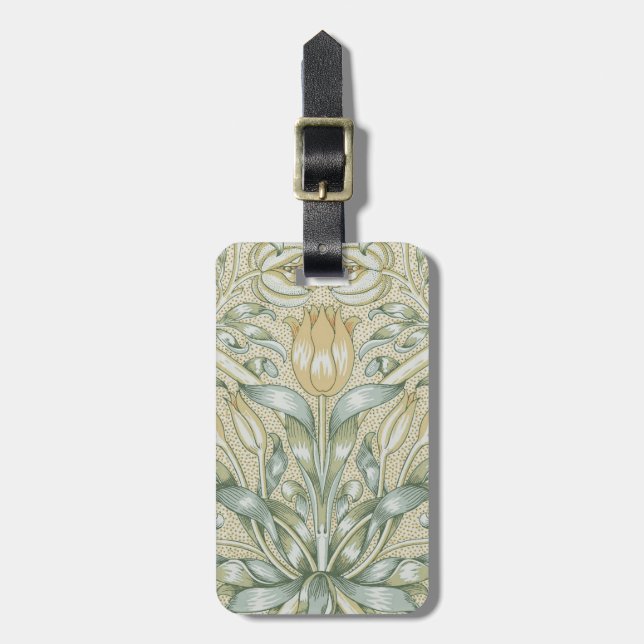 William Morris Lily och Pomegranate Flower Classic Bagagebricka (Vertikal Framsida)