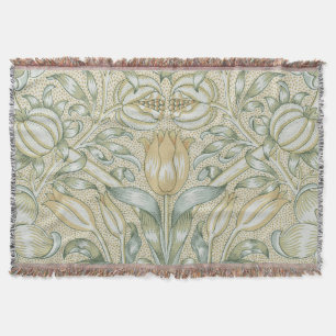 William Morris Lily och Pomegranate Flower Classic Filt