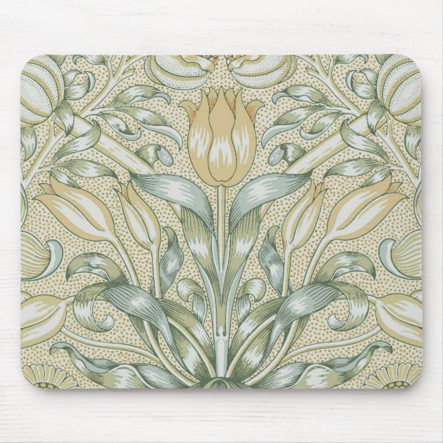 William Morris Lily och Pomegranate Flower Classic Musmatta (Framsidan)