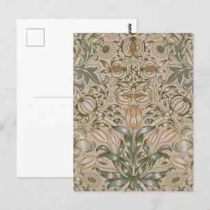 William Morris Lily och Pomegranate Flower Mönster Vykort