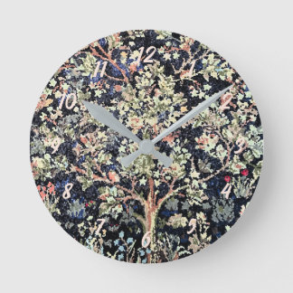 William Morris Livets träd Acrylic Wall Clock Rund Klocka
