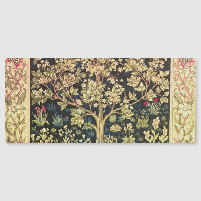 William Morris Livets träd Blommigt Vintage Art (Framsida)