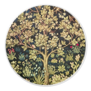 William Morris Livets träd Blommigt Vintage Art Knopp